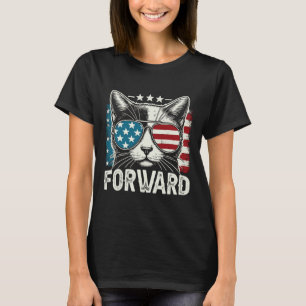 Camiseta Senhora de Gatos sem Filhos Kamala Harris Avante E