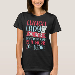 Camiseta Senhora do Almoço 100 Dias Alimentando Crianças é