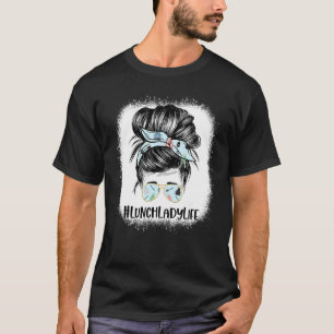 Camiseta Senhora do Almoço Descolorida Cabelo Desgrenhado M