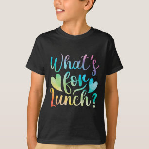 Camiseta Senhora do Almoço Qual é o Almoço Equipe da Cafete