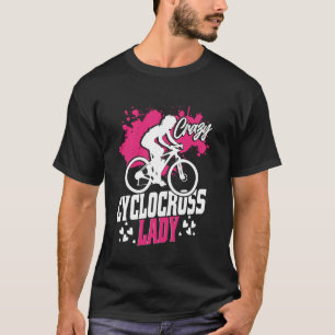 Camiseta Senhora do Cyclocross, Ciclismo BMX e Mulher Cicli