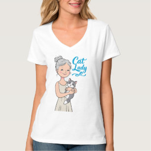 Camiseta senhora do gato