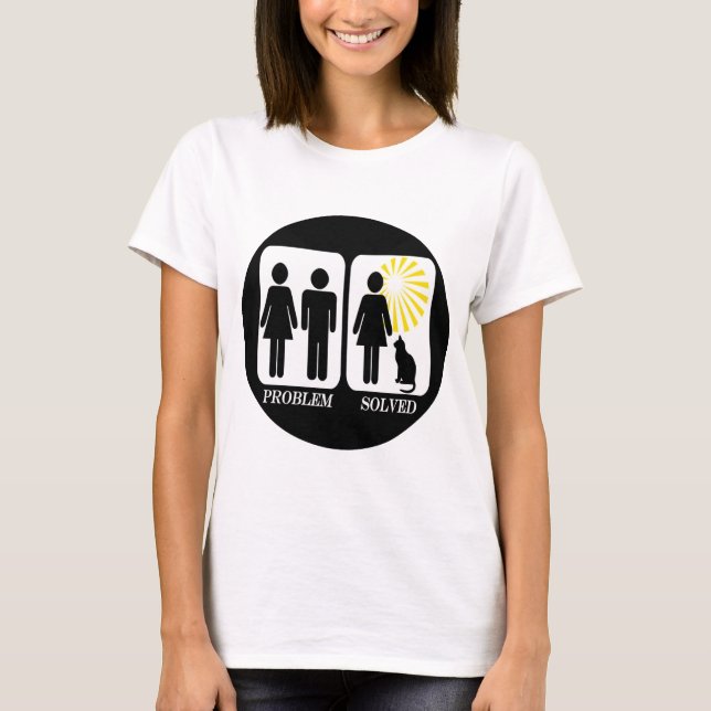 Camiseta Senhora do Gato Engraçado (Frente)