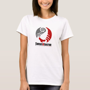 Camiseta Senhora doce Espaguete Parte superior de Alacran