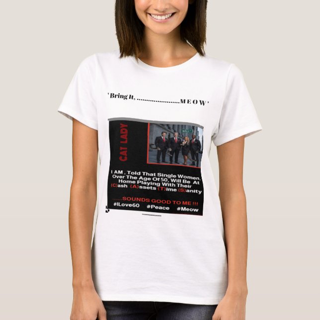 CAMISETA SENHORA DOS GATOS (Frente)