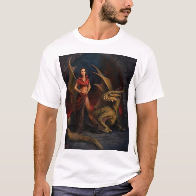 Camiseta Senhora e Dragão (Frente)