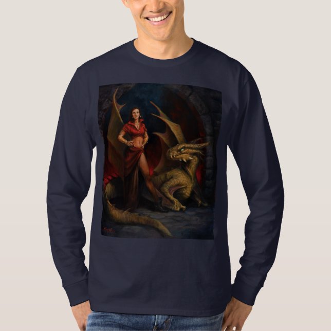 Camiseta Senhora e dragão (Frente)
