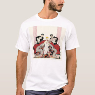 Camiseta Senhora elegante no art deco de Paris