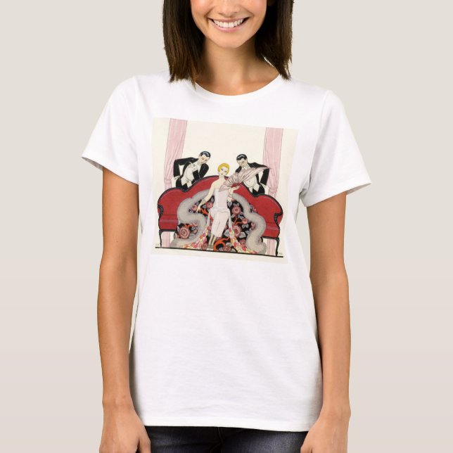Camiseta Senhora elegante no t-shirt do art deco de Paris (Frente)