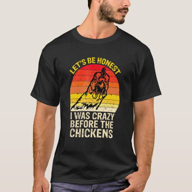 Camiseta Senhora Frango Louca e Divertida (Frente)
