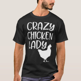 Camiseta Senhora Frango Louco Fazenda Citação Frangos Ranch