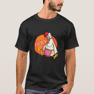 Camiseta Senhora Frango Louco Mãe Galinha Mãe Amante Fazend