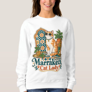 Camiseta Senhora Gato de Marrakech Amante de Gat
