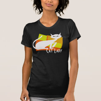 Camiseta Senhora Gato T-shirt do gato