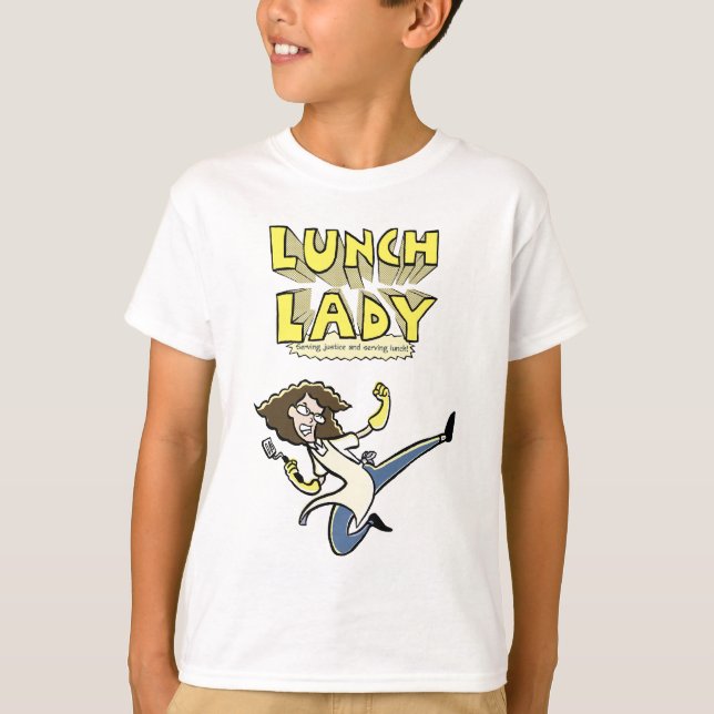 Camiseta Senhora Jovem do almoço (Frente)