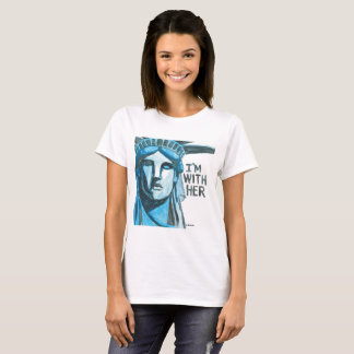 Camiseta Senhora Liberdade - eu sou com ela