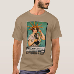 Camiseta Senhora Liberdade Precisamos de Milhões AGORA