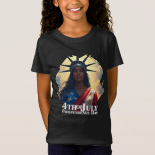 Camiseta Senhora Liberdade Reimaginada – Uma Nova Face da L