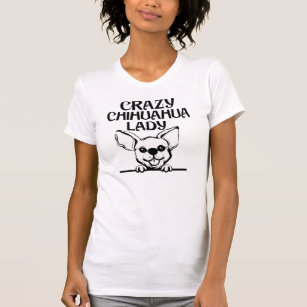 Camiseta Senhora louca da chihuahua