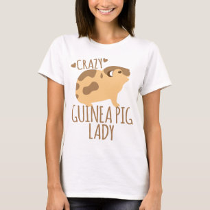 Camiseta senhora louca da cobaia