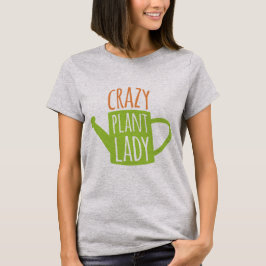 Camiseta Senhora louca da planta