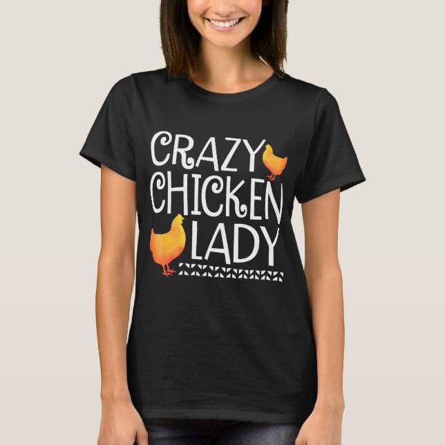 Camiseta Senhora Louca de Frango (Frente)