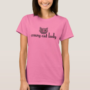 Camiseta Senhora louca do gato
