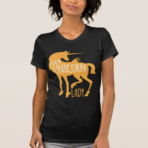 Camiseta Senhora louca do unicórnio
