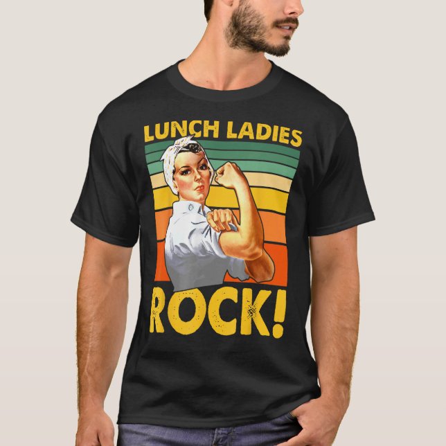 Camiseta Senhora Merendeira das Senhoras do Cafeteria Rock (Frente)
