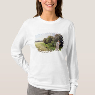 Camiseta Senhora na leitura branca