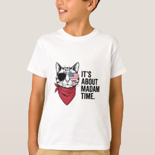 Camiseta Senhora Presidente do Tempo 2024 Kamala Harris Com