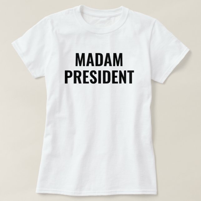 Camiseta Senhora Presidente Harris 2024 (Frente do Design)