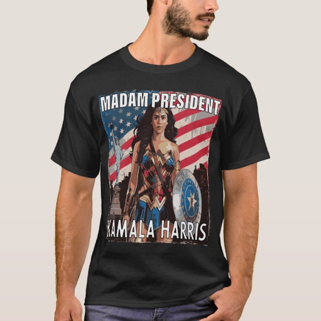 Camiseta Senhora Presidente Kalama Harris (Frente)