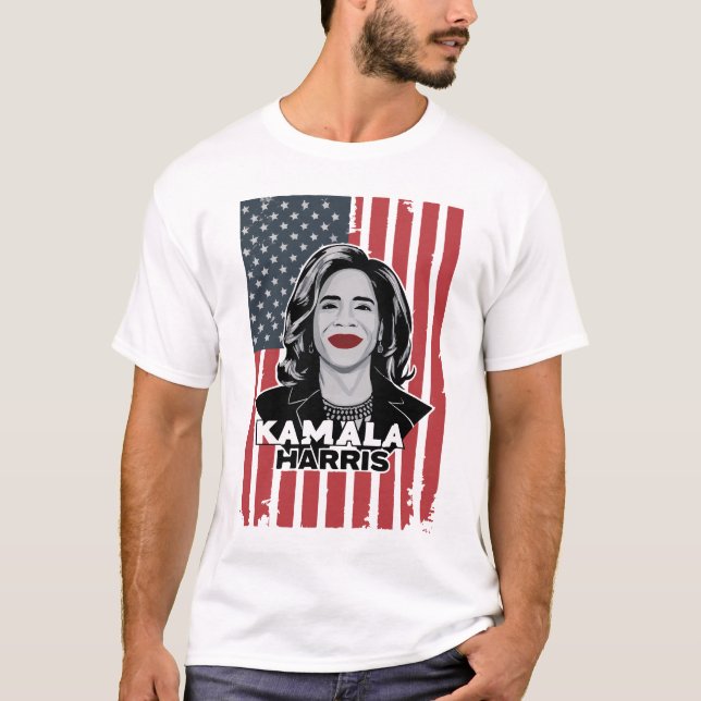 Camiseta Senhora Presidente Kamala Harris (Frente)