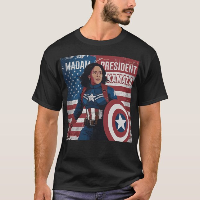 Camiseta Senhora Presidente Kamala Harris (Frente)