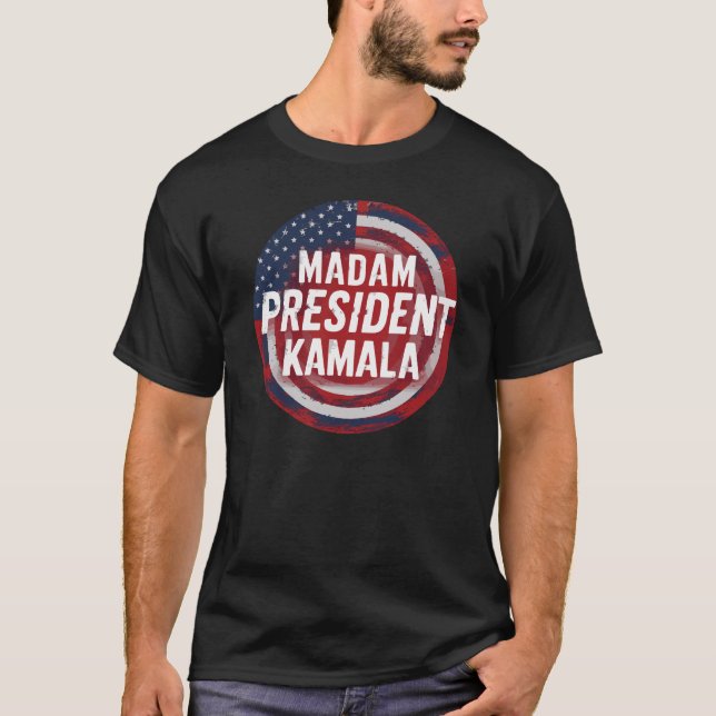 Camiseta Senhora Presidente Kamala Harris (Frente)
