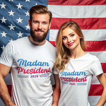 Senhora Presidente Kamala Harris Eleição Tipográfi