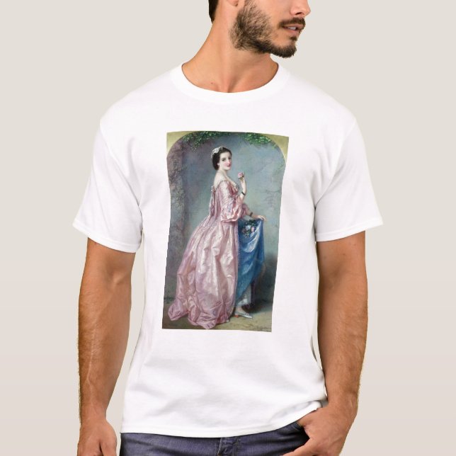 Camiseta Senhora que guardara flores em sua anágua (Frente)