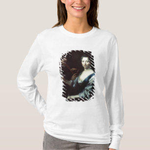 Camiseta Senhora que jogam um spinet e um flautist