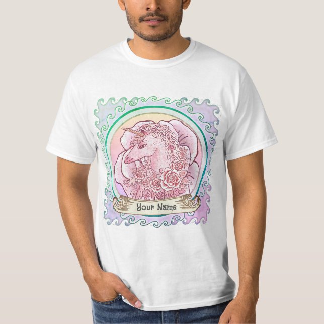Camiseta Senhora Rosa Unicorn (Frente)