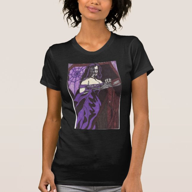 Camiseta Senhora roxa T-shirt (Frente)