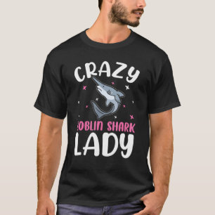 Camiseta Senhora Tubarão Goblin Louco Humor de Tubarão