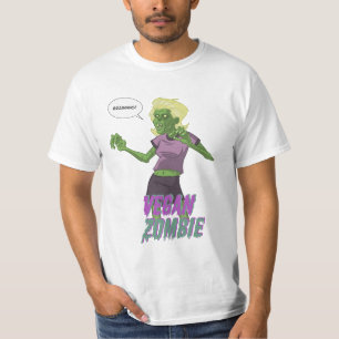 Camiseta Senhora Vegan Zombi
