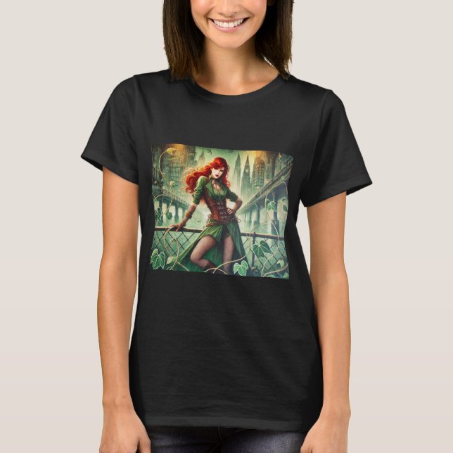 Camiseta Senhora verde (Frente)