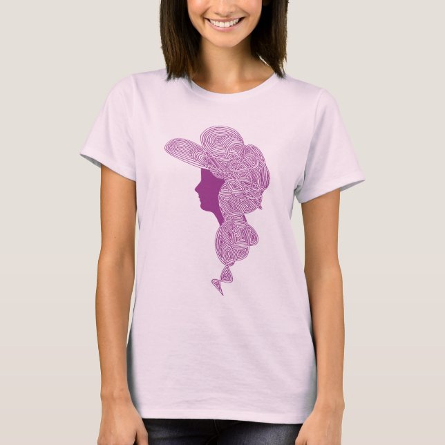 Camiseta Senhora Vitoriana - Roxo (Frente)