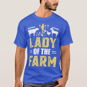 Camiseta Senhora vovó dos agricultores engraçados