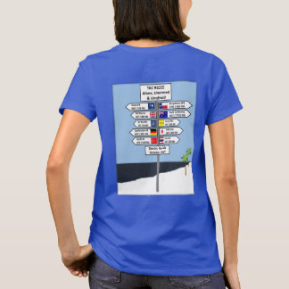 Camiseta Senhoras #2 do Tac Recce -- parte traseira do