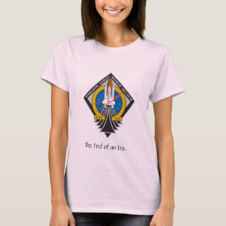 Camiseta Senhoras Atlantis STS-135 "fim boneca de uma era"