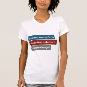 Camiseta Senhoras bipartidismos da solução do ato da
