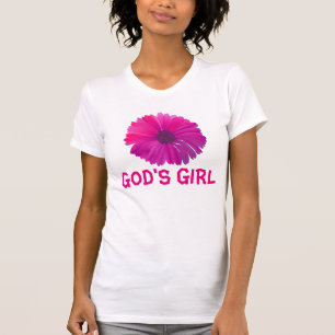CAMISETA SENHORAS CRISTÃOS T-SHIRTS, GAROTA DE DEUS